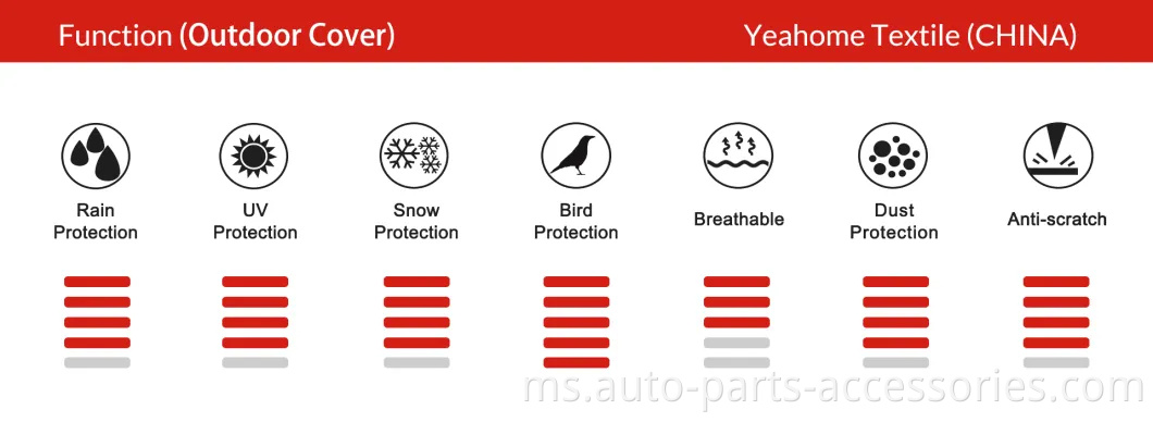 Perak Sun-Proof Air Perak Luar Kereta Aksesori Kereta